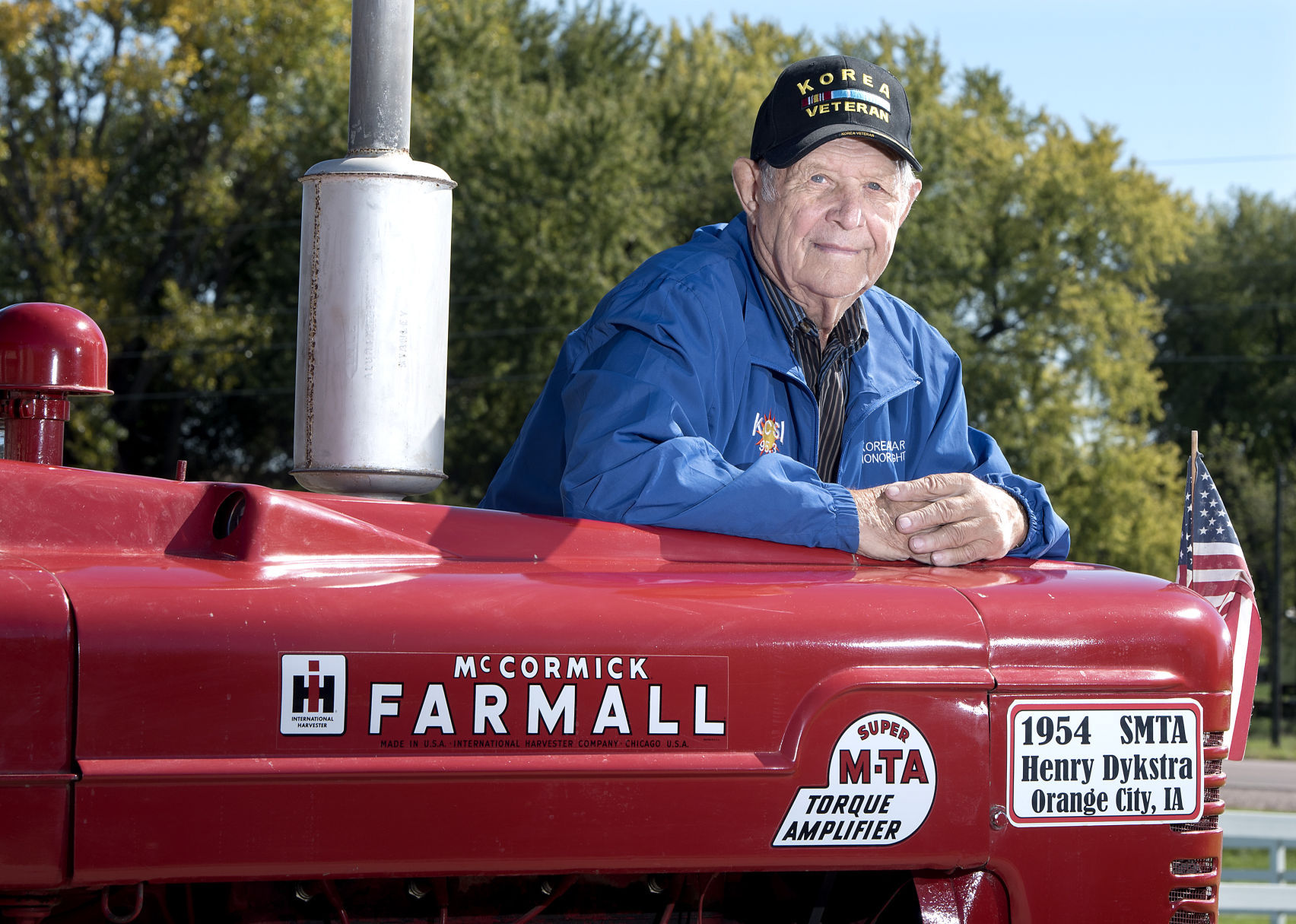 Korean War veteran Henry Dykstra
